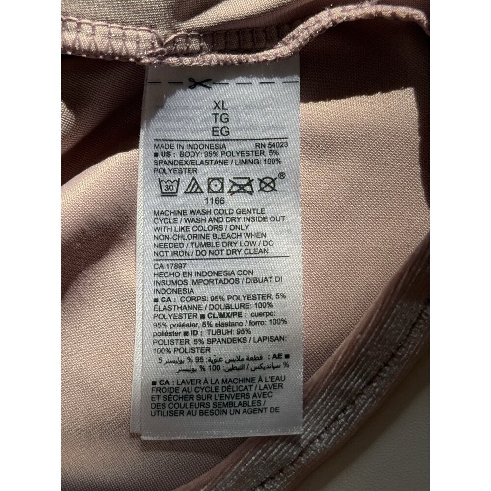 Y2K Old Navy Women’s XL Velvet Spaghetti Strap Tank Top Pink Romantic Fairy Core - Picture 10 of 11